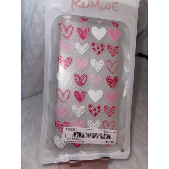 Valentines Hearts Clear iPhone 11 Pro Max Case ❤️ - Picture 13 of 17